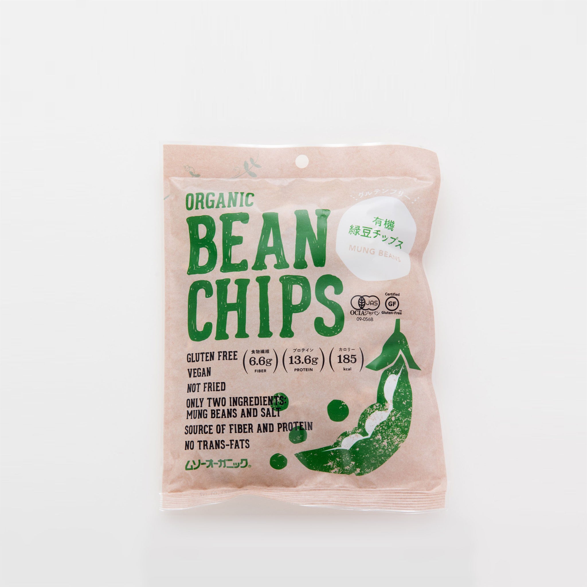 BEAN　有機緑豆チップス　CHIPS.　50g