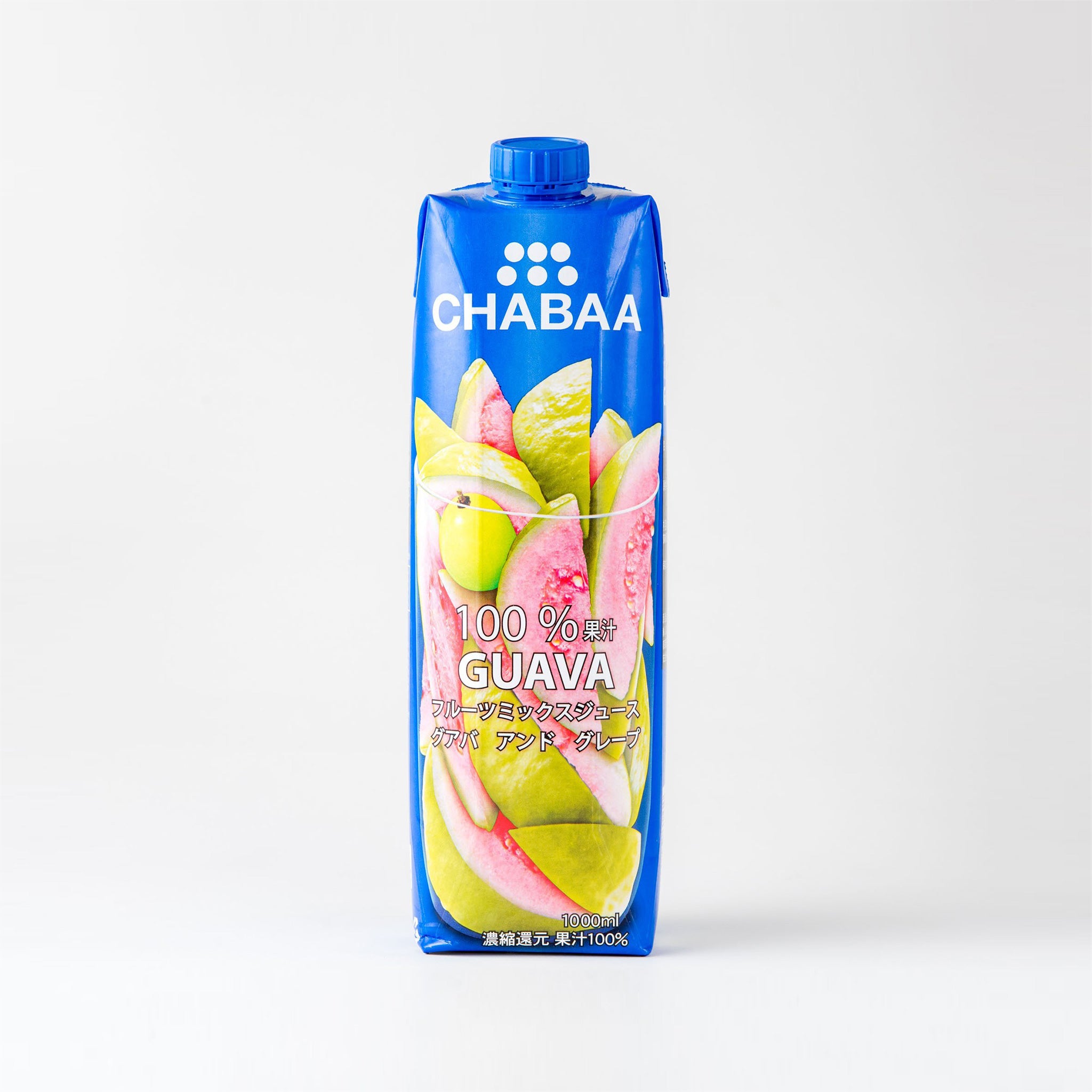 夏季限定】CHABAA.100%ミックスジュース グアバ 1000ml