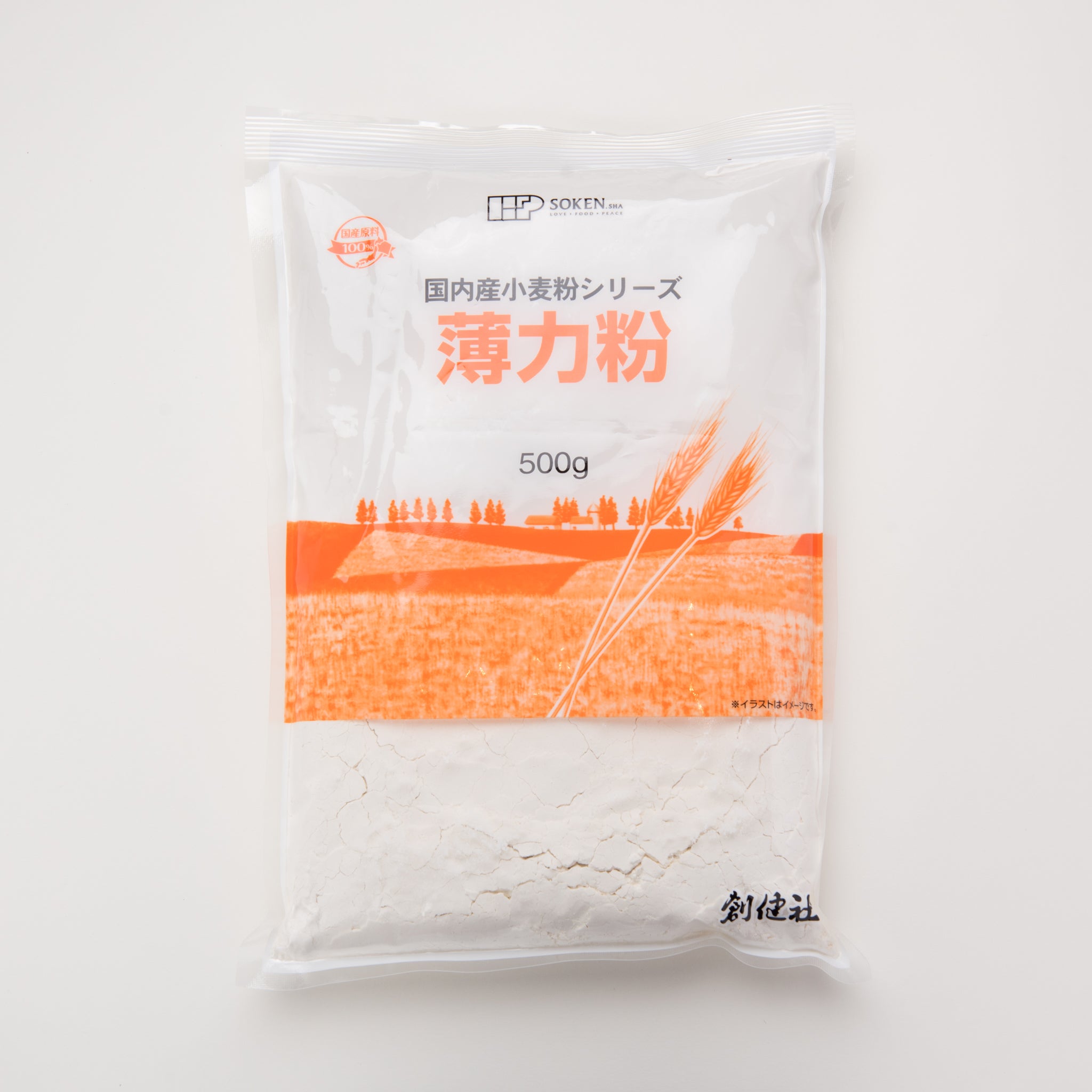アウトレット: 〜6/22(月)】創健社. 国内産 薄力粉 500g【賞味期限