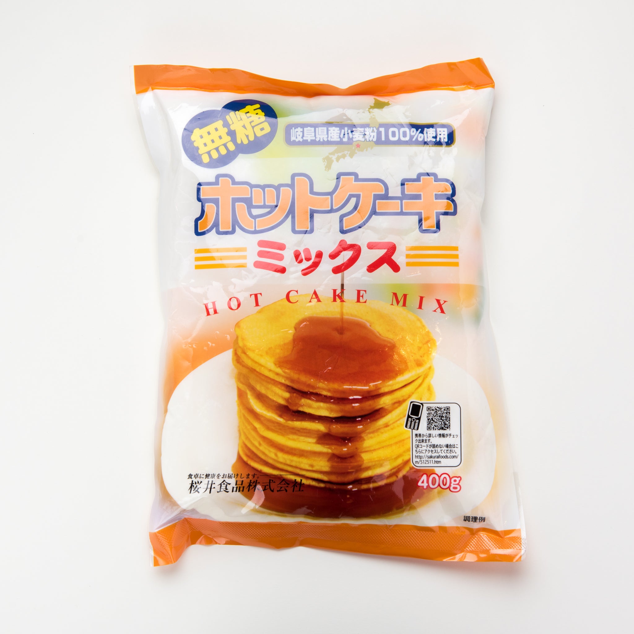 (無糖)　ホットケーキミックス　桜井食品.　400g