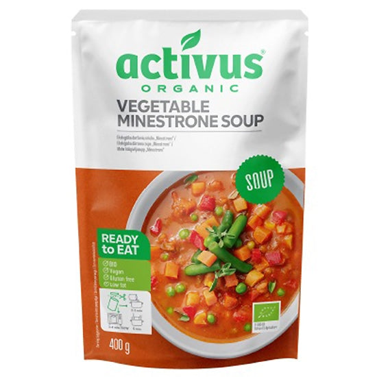 【アウトレット: 〜11/24(月)】AUGA (オーガ). オーガニックミネストローネ 400g【賞味期限2025.11.27】