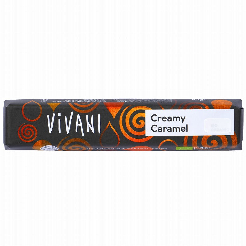 【冬季限定 | 常温発送】ViVANI (ヴィヴァーニ). オーガニック チョコレートバー クリーミーキャラメル 40g