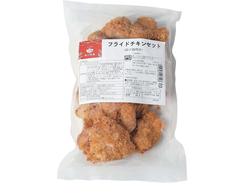 《冷凍》秋川牧園. フライドチキンセット 500g