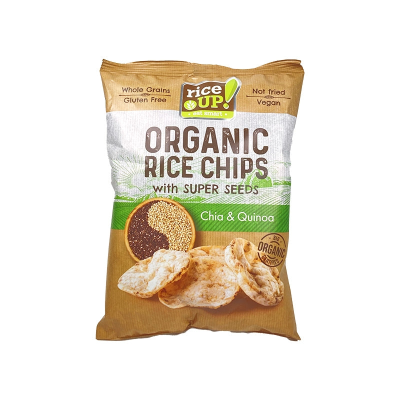 rice UP！(ライスアップ). 有機玄米チップス チア＆キヌア 25g