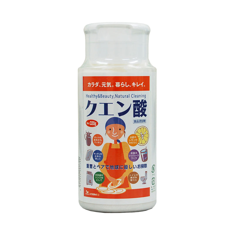 【アウトレット: 〜9/1(月)】木曽路物産. クエン酸 (ボトル入り) 320g【賞味期限2025.10.4】
