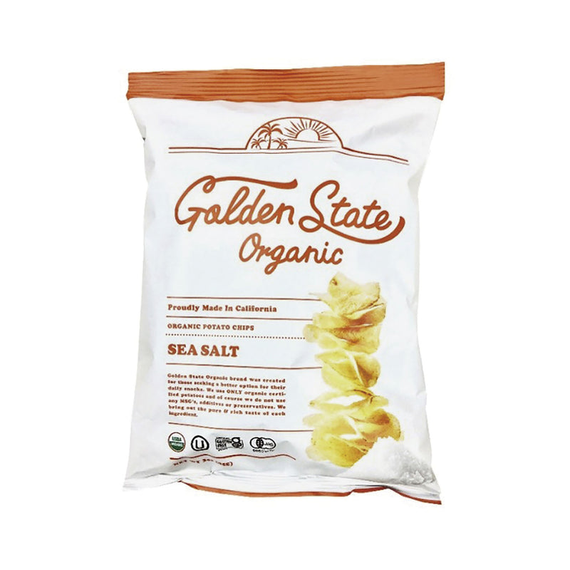 Golden State Organic. オーガニックポテトチップス シーソルト 85g