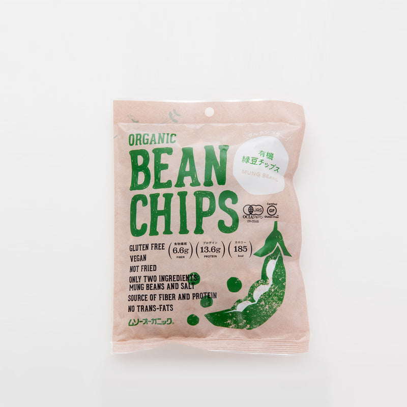 BEAN CHIPS. 有機緑豆チップス 50g