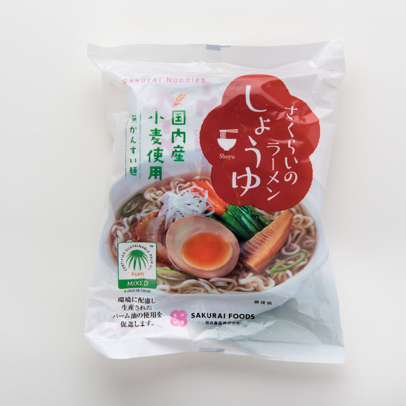 しょうゆ　さくらいのラーメン　桜井食品.　99g