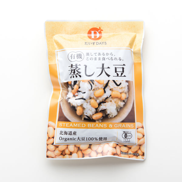 アウトレット: 〜9/22(月)】だいずデイズ. 有機蒸し大豆 100g