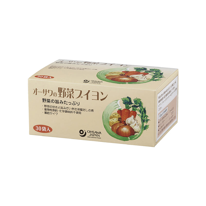 オーサワジャパン. 野菜ブイヨン (徳用) 150g (5g×30包)