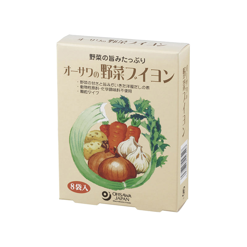 オーサワジャパン. 野菜ブイヨン 40g (5g×8包)