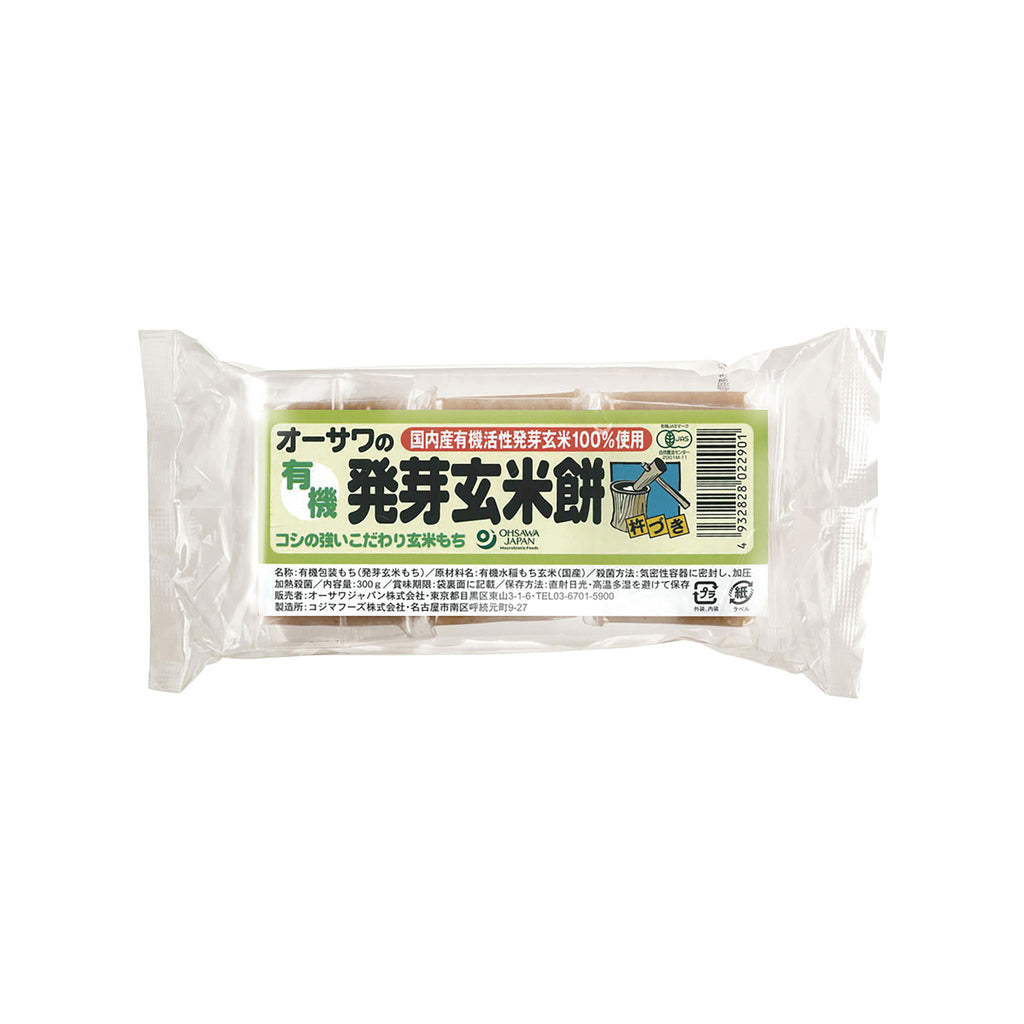 300g(6個)　オーサワジャパン.　有機発芽玄米餅