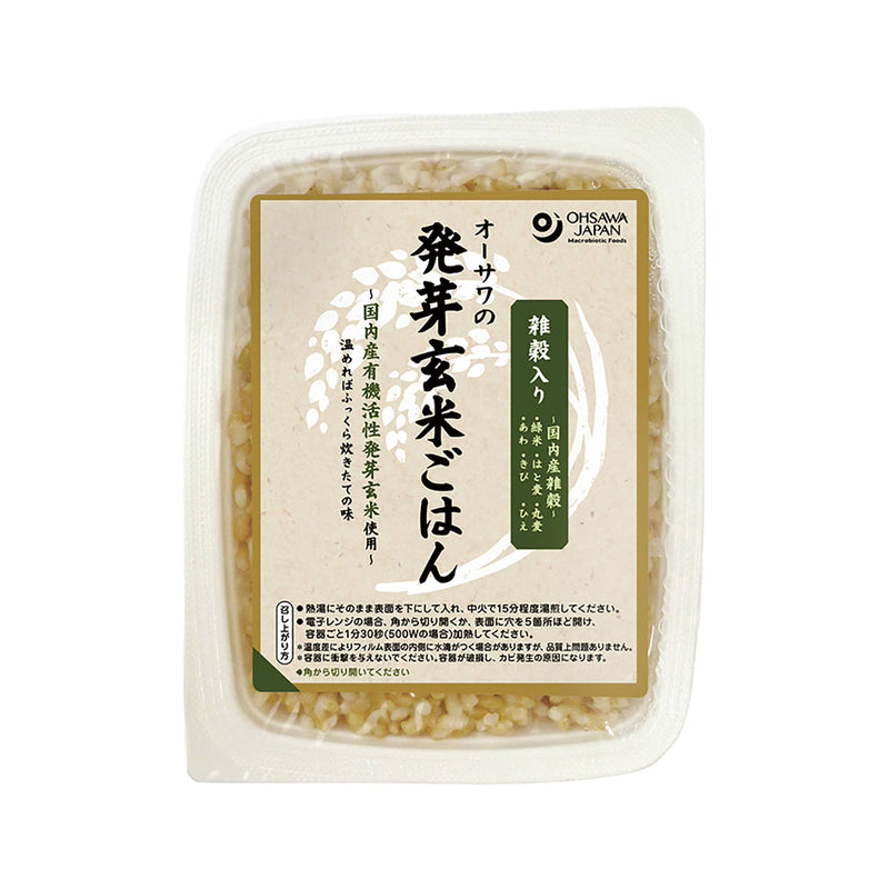 オーサワジャパン. 有機発芽玄米ごはん (雑穀入り) 160g